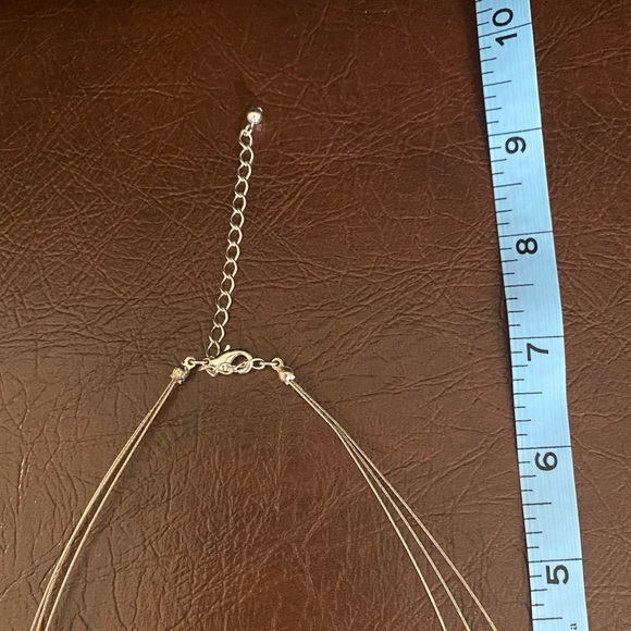 Wire Necklace with Crystals - Picture 11 of 11